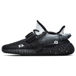 Кроссовки adidas originals Yeezy Boost 350 V2 Lifestyle Shoes Unisex Low-top Black/silver, черный - фото