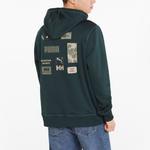 Футболка унисекс цвета сапфировый зелёный PUMA - фото 5