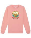 Свитер Watapparel Sweatshirt Hippies Bus, розовый - фото