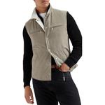 Кожаный жилет Brunello Cucinelli, хаки - фото