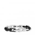 Браслет-цепочка с монограммой Louis Vuitton, серебряный - фото