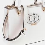 GUESS женская сумка Calebra Status Satchel, Off-White - фото 6