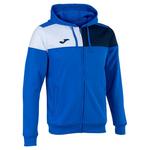 Толстовка Joma Crew V Full Zip, синий - фото