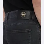 Джинсы узкого кроя Versace, черный - фото 3