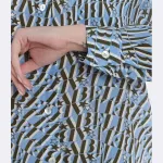 Рубашка стандартного кроя Marella, синий - фото 4