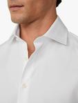 Хлопковая рубашка Regular Fit Hackett London, White - фото 4
