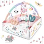 Нукидо, Интерактивный развивающий коврик для детей, детская повязка на голову и игрушки 3в1, Розовый Nukido - фото 8