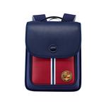 Сумка студенческая полиэстер унисекс красная NOHOO, горизонтальная-Йорк синяя - фото 4