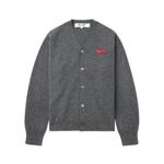 CDG Play Джемпер унисекс серый - фото