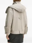 Куртка с капюшоном и поясом AERON, нейтральный - фото 2