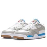 Кроссовки (PS) Air Jordan 4 RM 'White Blue Neutral Grey', белый - фото 3