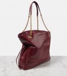 Сумка-шоппер Jamie из кожи Saint Laurent, Rouge Merlot - фото 4