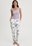 Пижамные брюки Calida Pyjama bottoms, Star White/White - фото 2