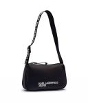 Сумка женская Karl Lagerfeld Jeans текстильная через плечо, черный - фото 4