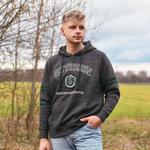 Гарри Поттер - Толстовка Slytherin Crest Premium серая - фото