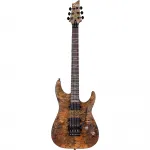 Электрогитара Schecter Guitar Research Omen Elite-6 FR, угольный - фото 3