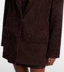 Замшевый блейзер Stouls, Castor - фото 5