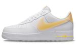 Кроссовки Nike Air Force 1, белый/желтый - фото