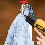 Пистолет горячего воздуха Deli, двухступенчатая регулировка температуры, электрический фен, автомобильный пистолет для выпечки пленки, пистолет для сушки термоусадочной пленки 1600 Вт - фото 4