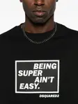 Футболка с принтом-слоганом DSQUARED2, черный - фото 4