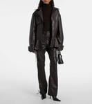 Кожаные прямые брюки Rotate, Mole' - фото 2