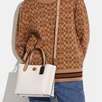 COACH Сумка тоут из галечной кожи - фото 7