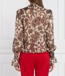 Блуза женская Liu Jo с принтом и рукавами на резинке, бежевый - фото 4