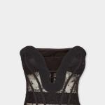 Waves Strapless Bustier DSQUARED 2, черный - фото 9