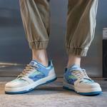 Кроссовки WARRIOR Skateboarding Shoes Unisex Low-top Blue/Beige, синий/бежевый - фото 9