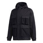 Куртка th wb jkt multiple pockets sports hooded windbreaker jacket black Adidas, черный - фото