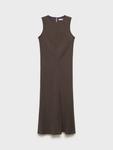 Бесподобное платье миди Cava без рукавов Mango, Brown - фото 3