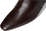 Ботинки Madewell The Dimes Kitten-Heel Boot In Crinkle Leather, цвет Turkish Coffee - фото 2