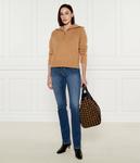 Свитер из шерсти Liu Jo Regular Fit, кэмел - фото 2