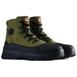 Кроссовки мужские высокие черные/зеленые Hunter - фото 3