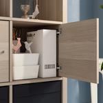 Стеллаж с дверцами KALLAX IKEA, 77x77 см, цвет white stained oak effect - фото 3