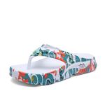 Унисекс шлепанцы Paco races, бежево-зеленые - фото 8