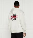 Свитер с длинными рукавами Relaxed fit Hugo, белый - фото 3