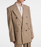 Шерстяной блейзер Saint Laurent, Taupe Beige - фото 6