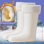 Ботинки Reyox Women Replacement Liners for Boots Rainboots, Cozy Boot Liners for Insulating Winter, 13.0 Inch High White 1 - фото 2
