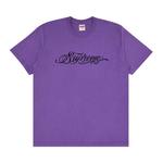 Футболка Supreme Script Tee Purple, фиолетовый - фото