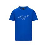 Футболка унисекс синяя Mizuno - фото