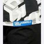 Футболка свободного кроя Karl Lagerfeld, черный - фото 4