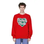 Свитшот с логотипом Heart HUMAN MADE, белый - фото 8