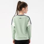Детский свитшот Mizuno, зеленый - фото 12