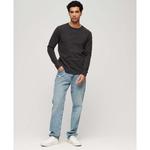 Футболка Superdry Waffle Henley, черный - фото 4