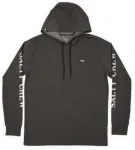 Толстовка Salty Crew Deckhand Tech с капюшоном — Charcoal - фото