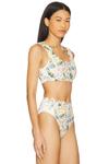Бикини верх Madison Beach Riot, buttercream bloom - фото 2