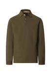 Поло Hackett London SLIM FIT LOGO LS, Cargo Green/Dark Green - фото 8