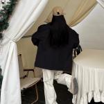 Водонепроницаемая ветровка унисекс ALORGEEK, черная (с флисовой подкладкой) - фото 6