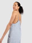 Комбинезон Blue Tomato Short Linen Jumpsuit, gingham blue - фото 4